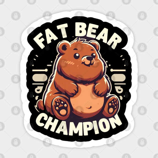 Fat Bear Week 2023, Retro Seventies Design, Fat Bear Lover, Fat Bear